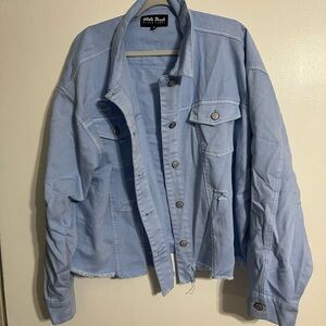 Blue denim jacket